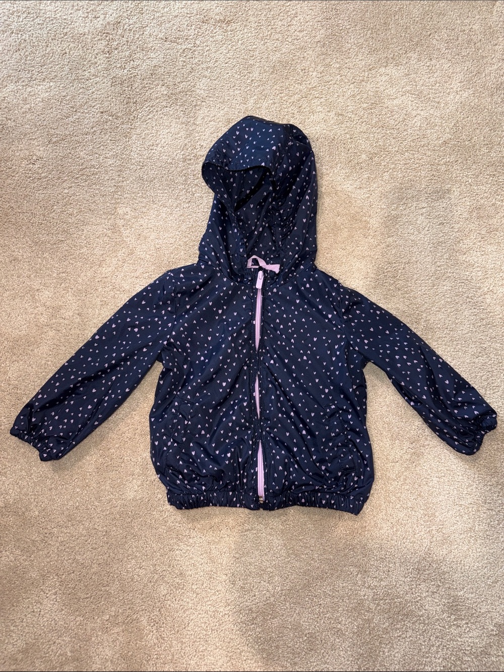 3T Baby Gap Rain ☔️ Jacket Hearts